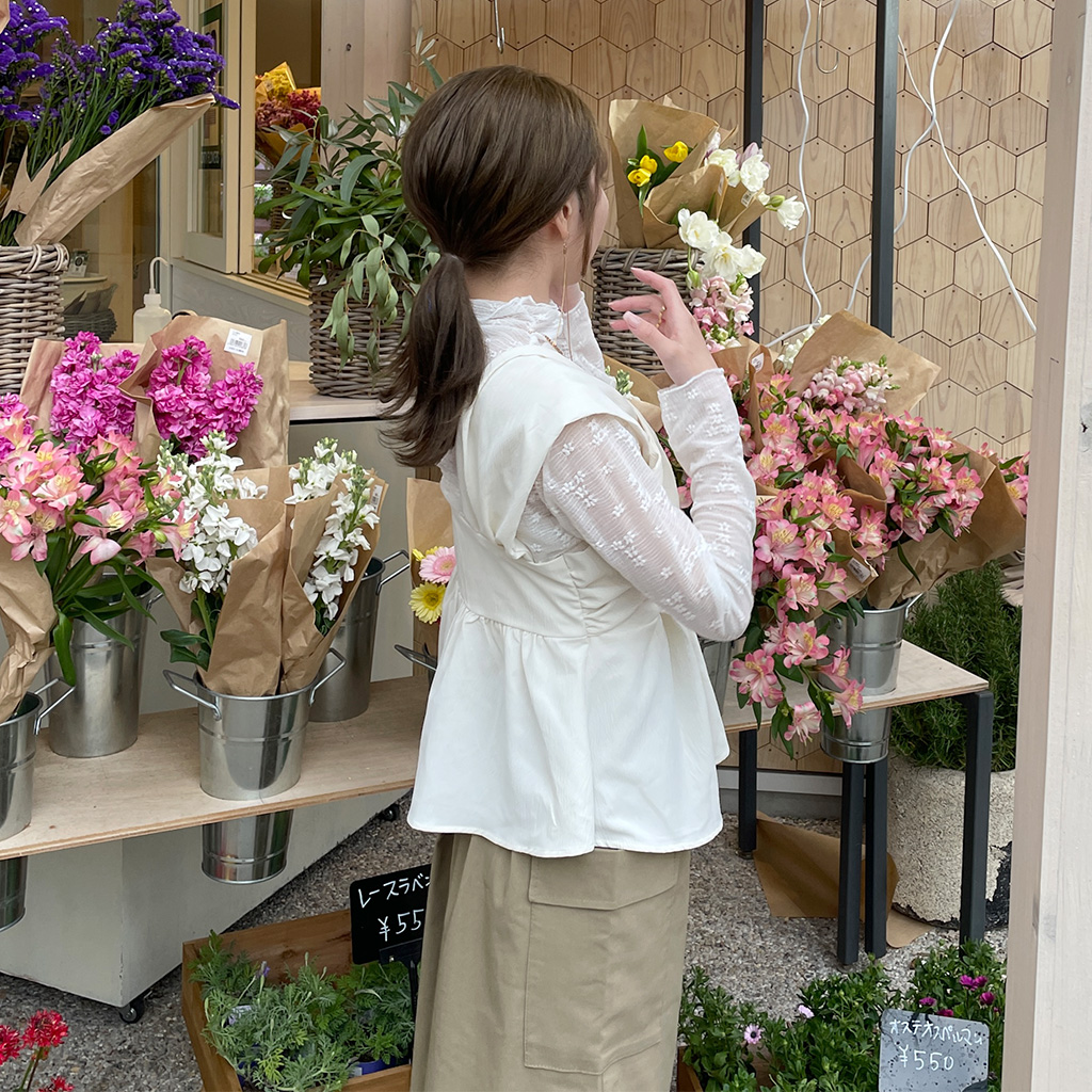 ツイストリボンキャミブラウス | ファッション通販サイト NUGU