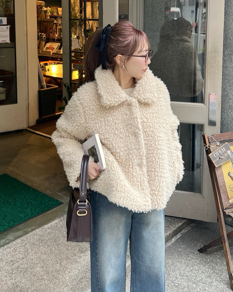 ボアカラージャケット | ファッション通販サイト NUGU