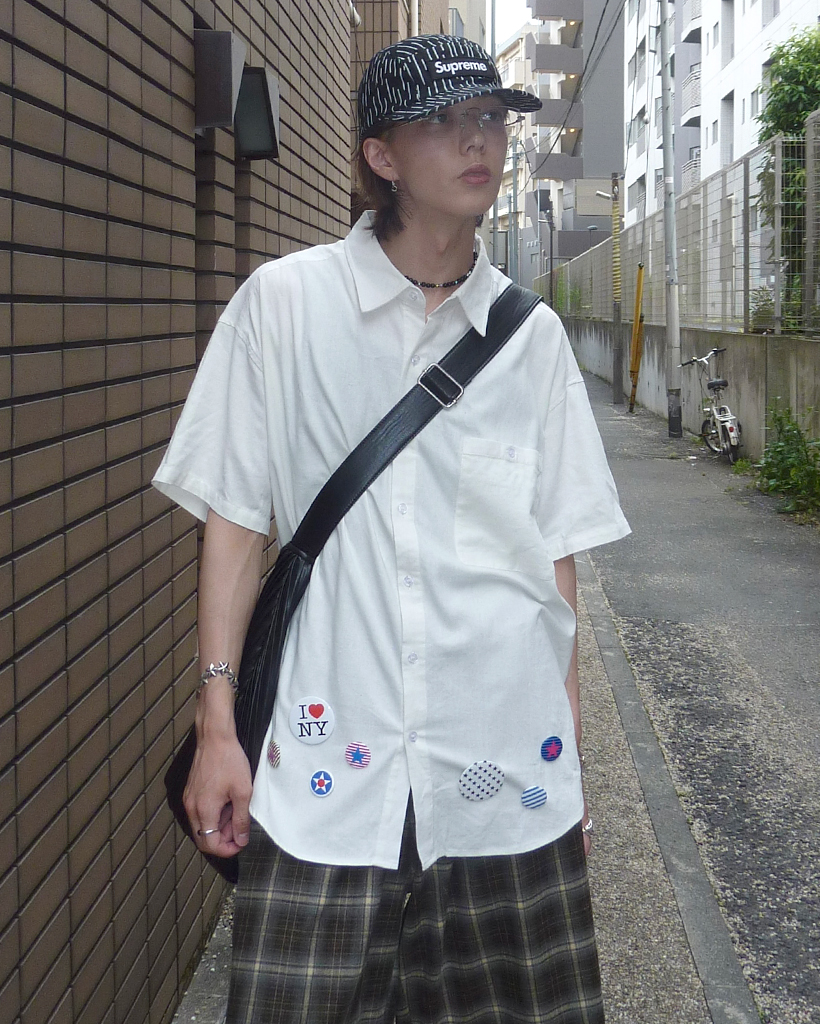 ボーダーディテール缶バッジ | ファッション通販サイト NUGU