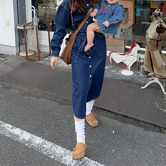 デニムロングワンピース | ファッション通販サイト NUGU