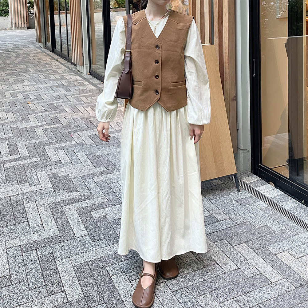 シンプルスエードベスト | ファッション通販サイト NUGU