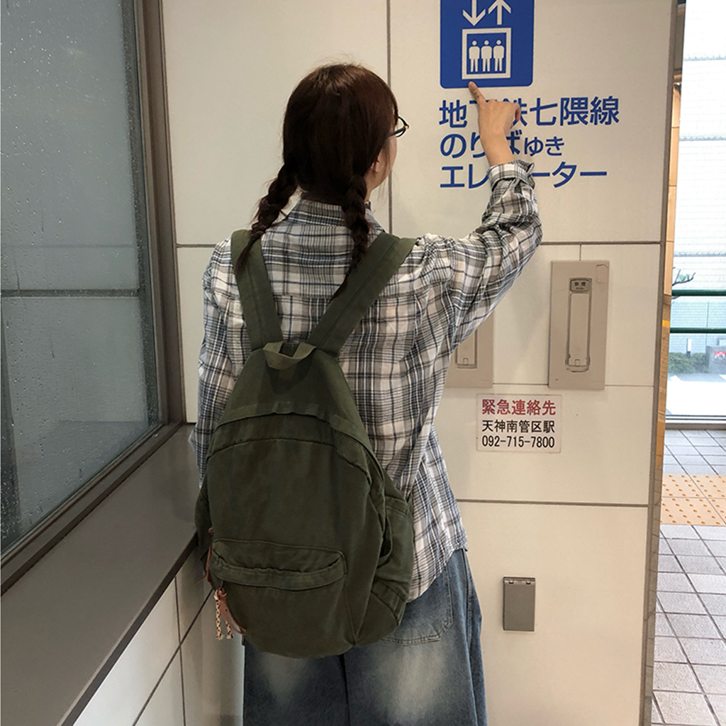 unisex)ヴィンテージバックパック（2色） | ファッション通販サイト NUGU