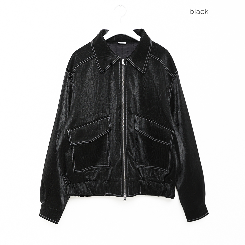 ジュークデップヴィーガンレザージャケット | ファッション通販サイト NUGU