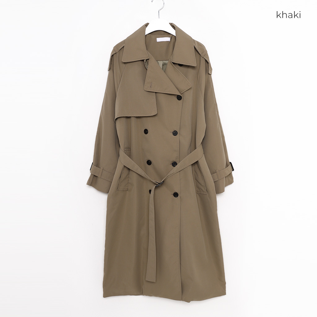 オーバーフィットダブルトレンチコート | ファッション通販サイト NUGU