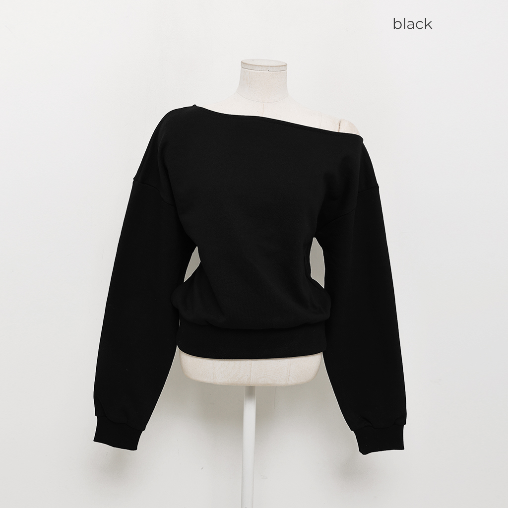 オフショルダースウェットトレーナー | ファッション通販サイト NUGU
