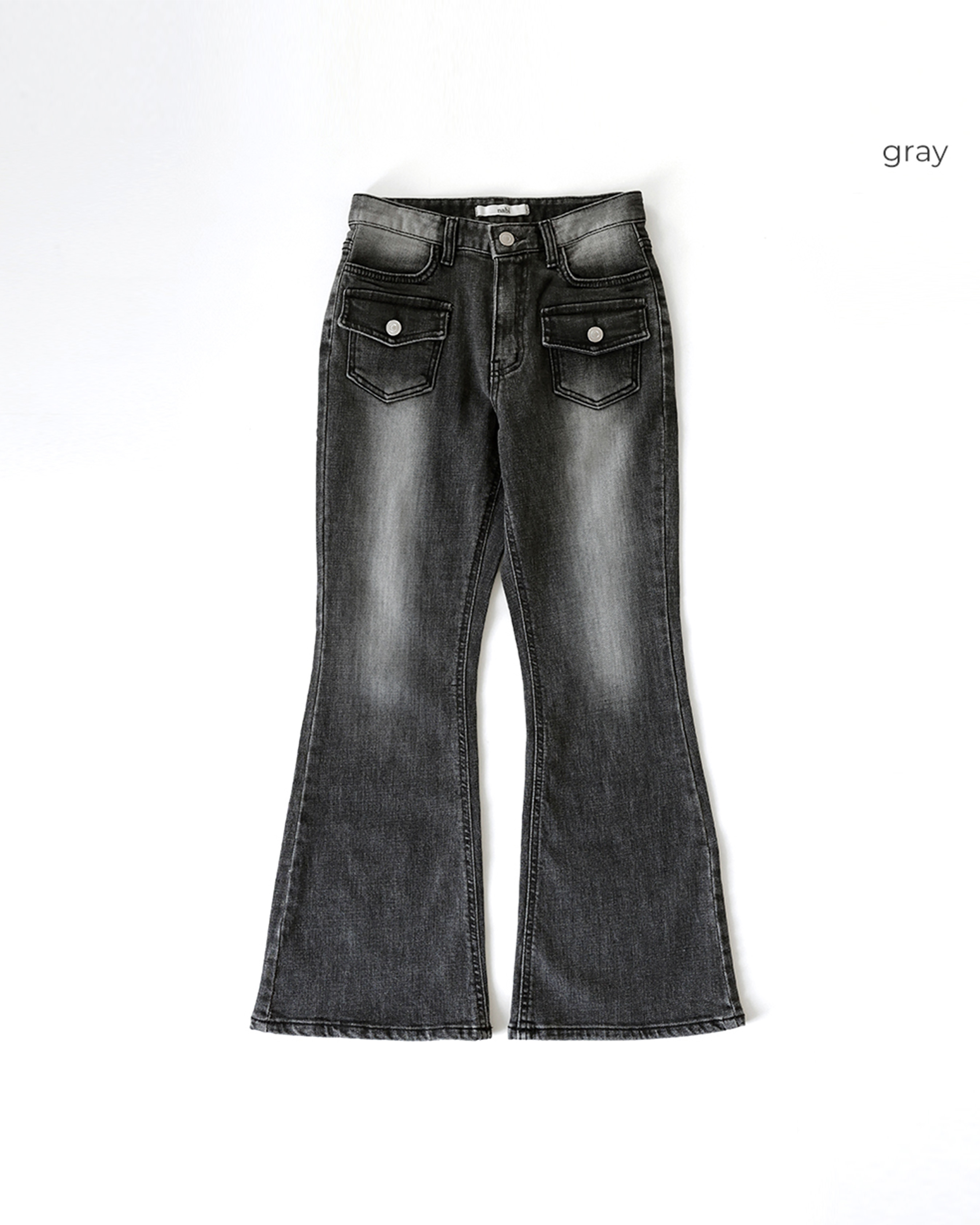 20回再販](ORIGINAL) フロントポケットブーツカットデニムパンツ