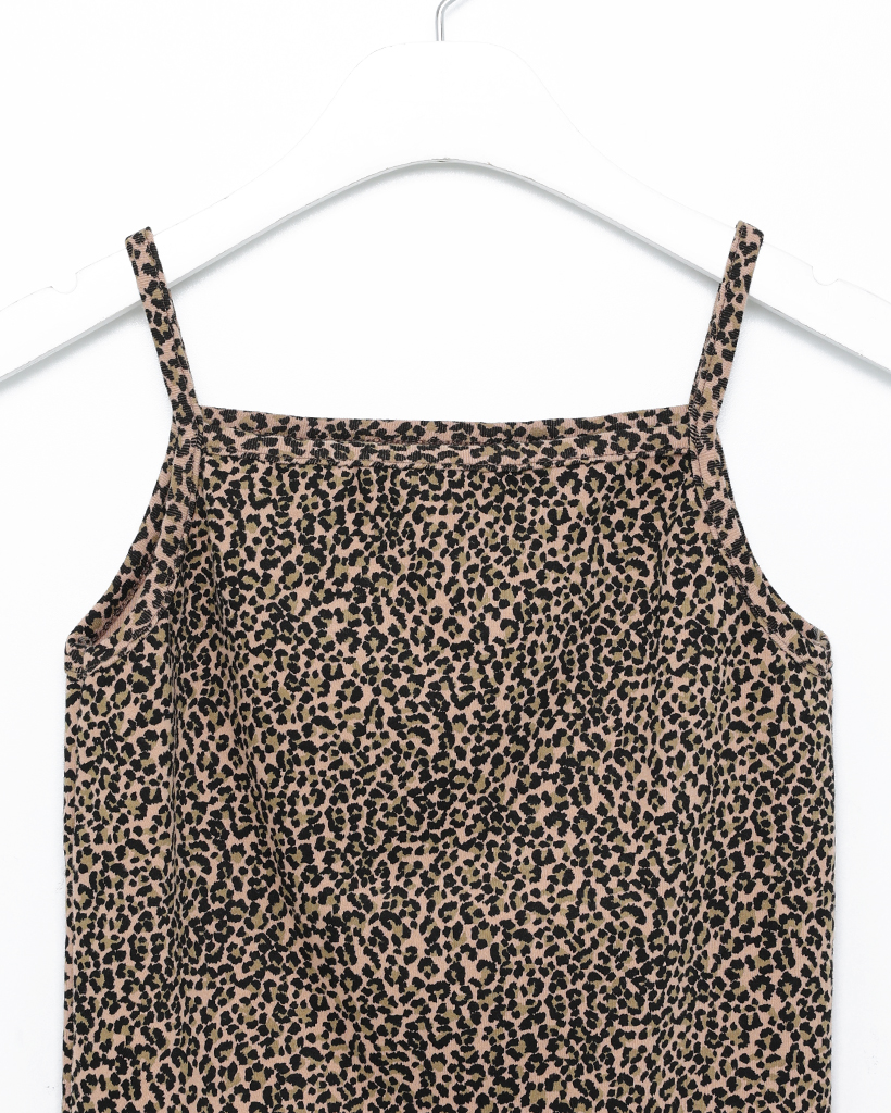 レオパードセミクロップドキャミソール | ファッション通販サイト NUGU