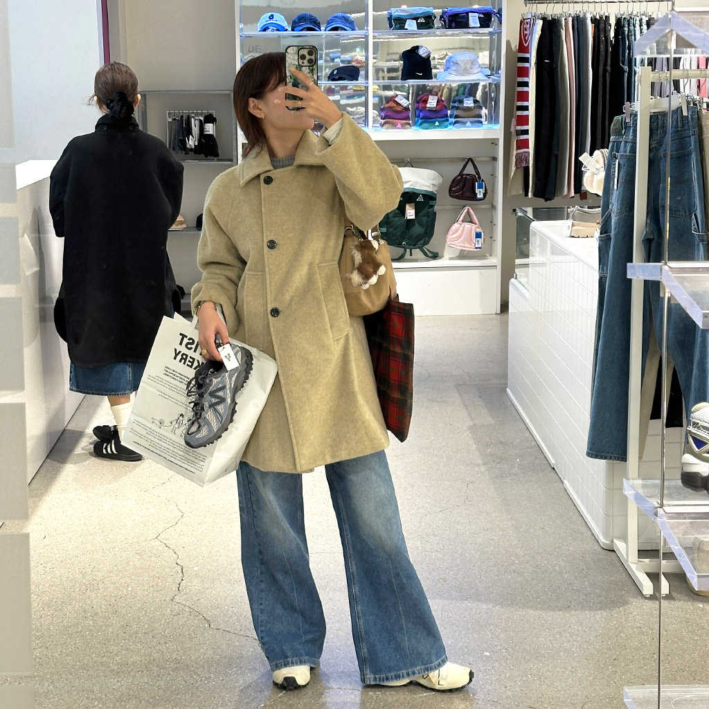 カラーミドルコート | ファッション通販サイト NUGU