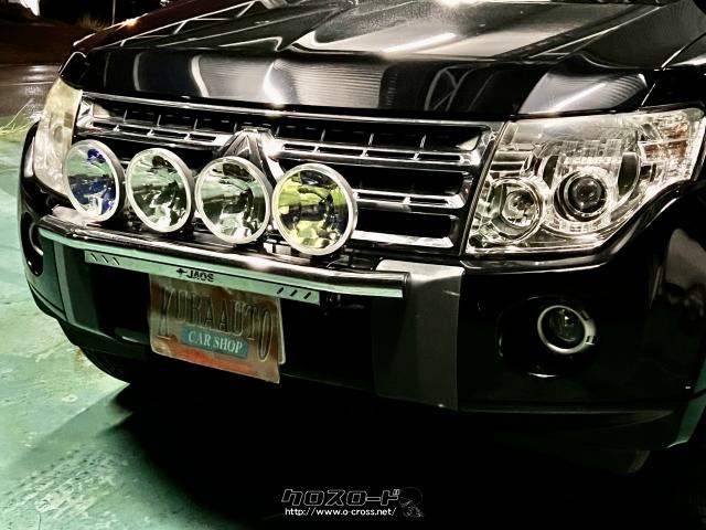 三菱 パジェロ GR・純正5速!・JAOSフォグランプバー・マッドガード