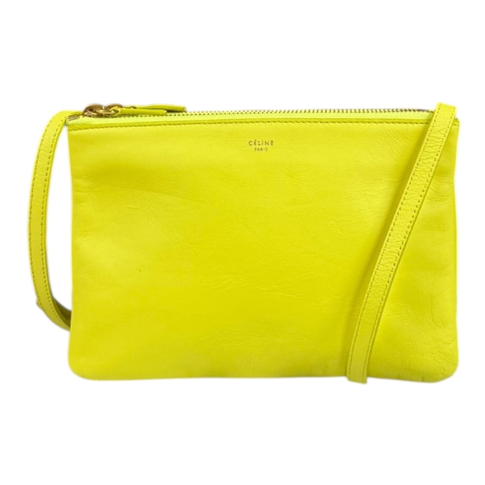 B (目立った傷や汚れなし)】セリーヌ トリオスモール ショルダーバッグ