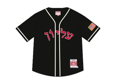 Supreme Ultrasuede Mesh Baseball Jersey 