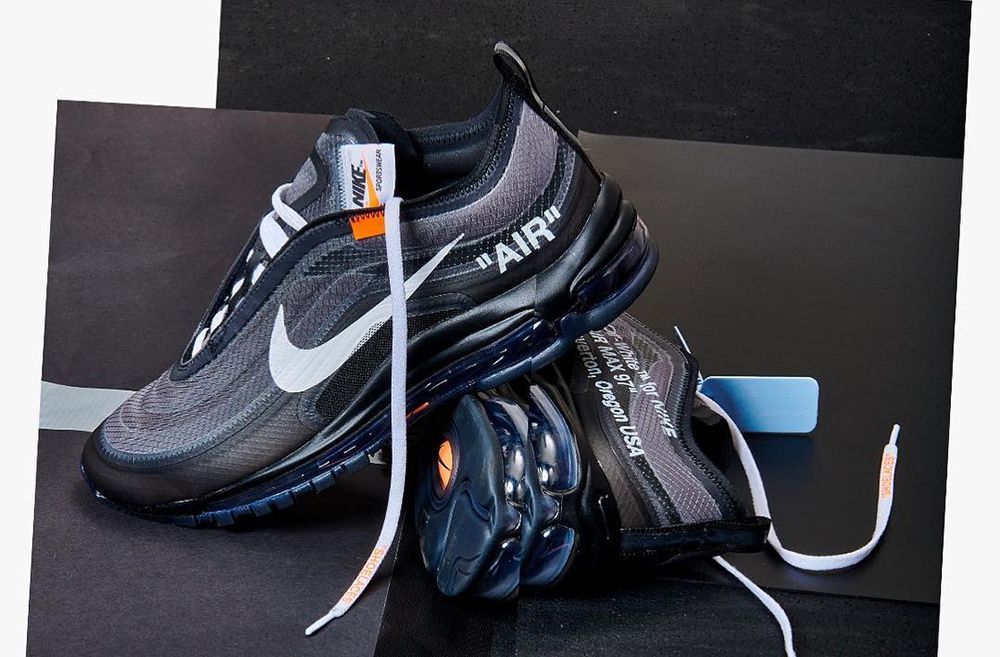 オフホワイト×ナイキ エアマックス97 ブラック【11/10発売