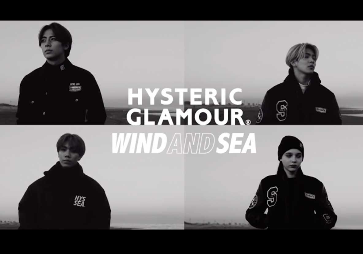 12/3発売｜HYSTERIC GLAMOUR × WIND AND SEA collection｜抽選/販売