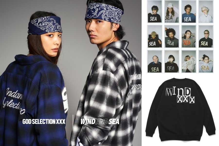 12/17・12/19発売｜GOD SELECTION XXX × WIND AND SEA / BIG LOGO CREW