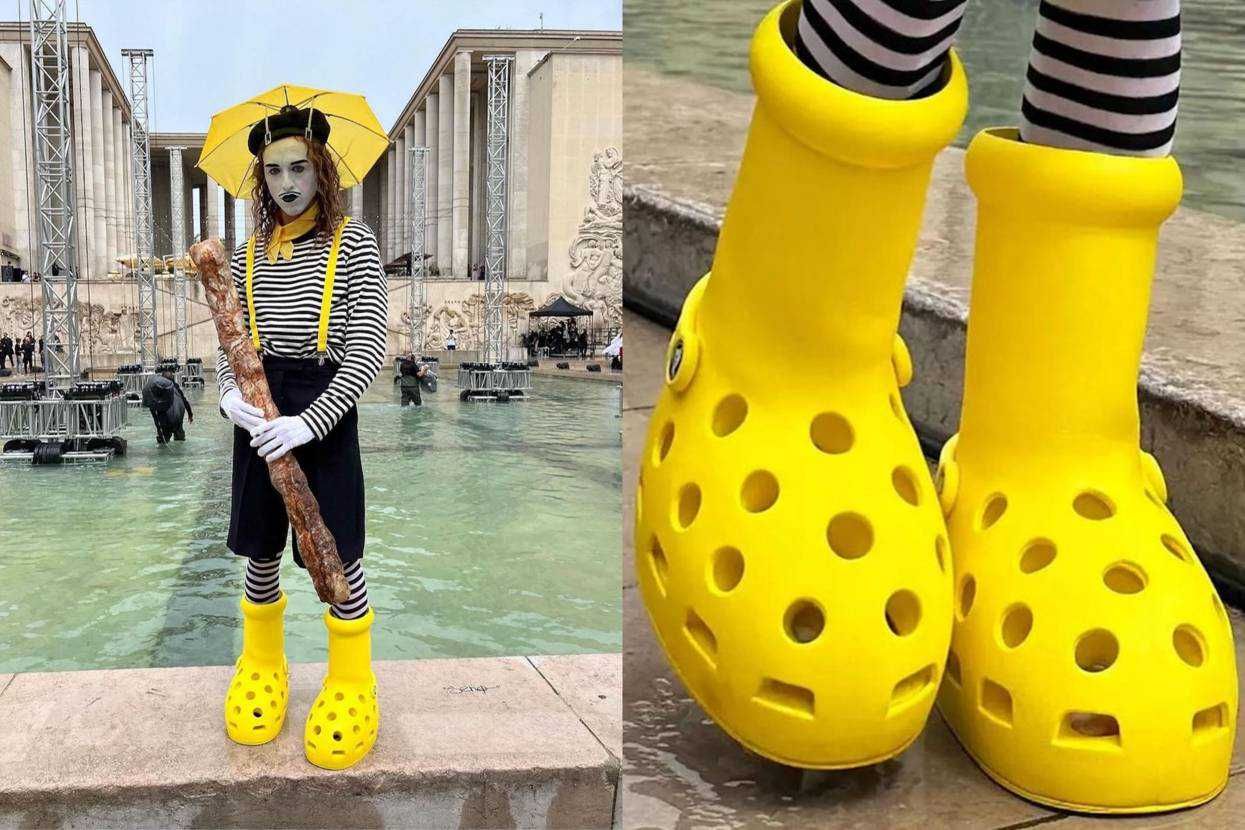 海外8/9発売｜Crocs × MSCHF Big Red Boot 