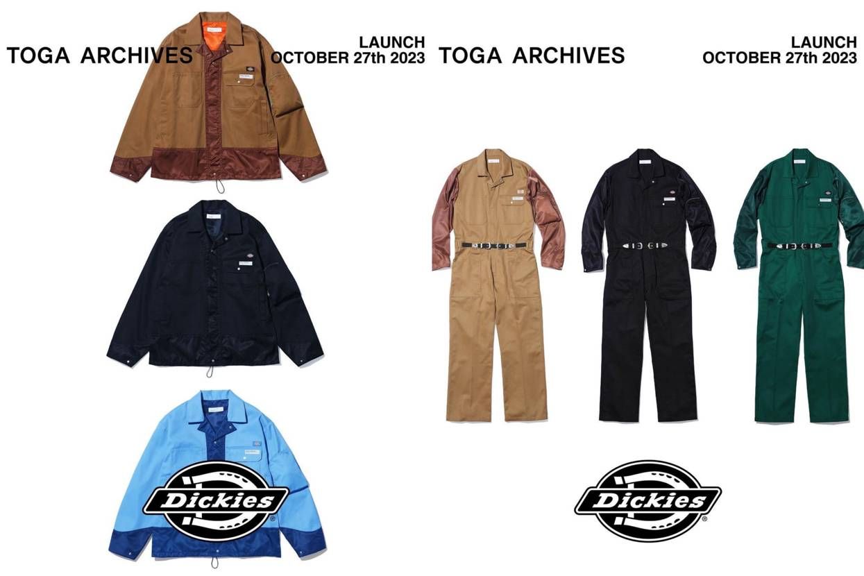 10/25・10/27発売｜TOGA × Dickies collection｜抽選/販売/定価情報
