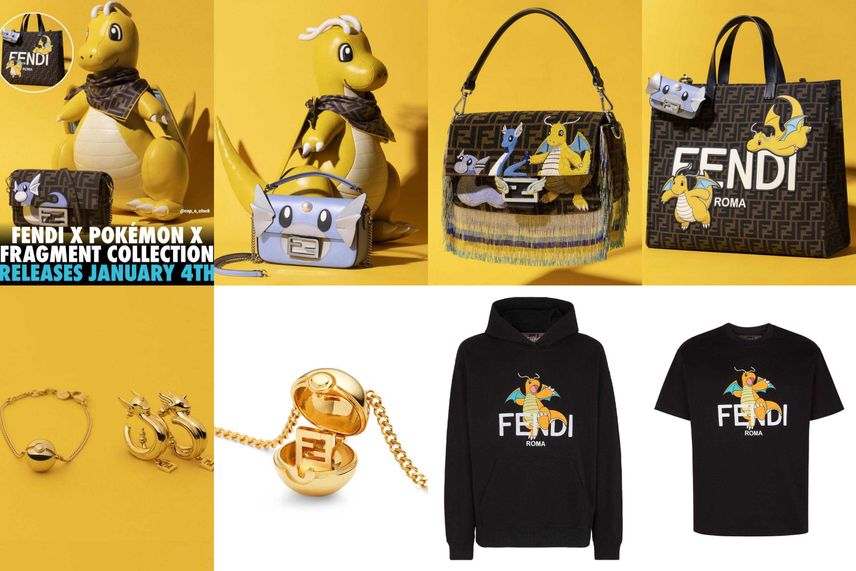 1/4発売｜Pokémon × Fragment × FENDI collection｜抽選/販売/定価情報