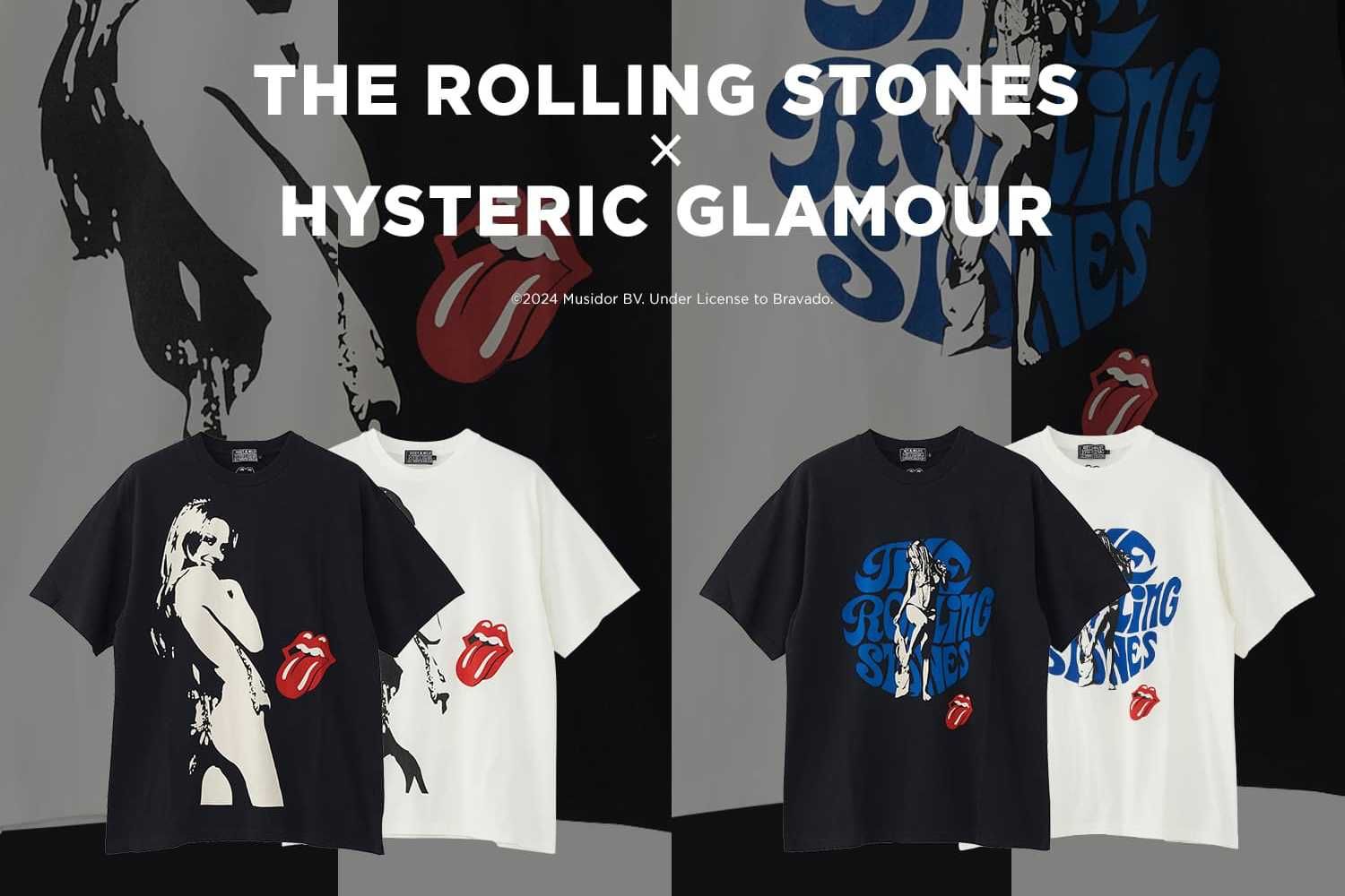 3/16発売｜THE ROLLING STONES × HYSTERIC GLAMOUR T-Shirt collection
