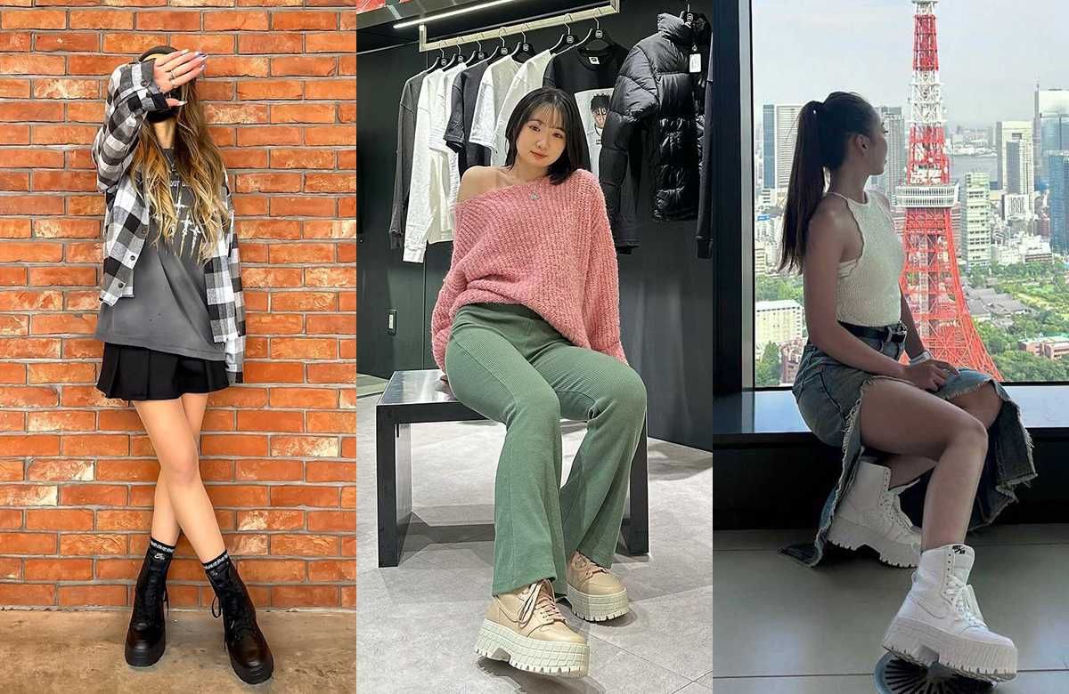 あのAJ1が厚底ブーツに！？ 今レディースに人気の｢エアジョーダン1