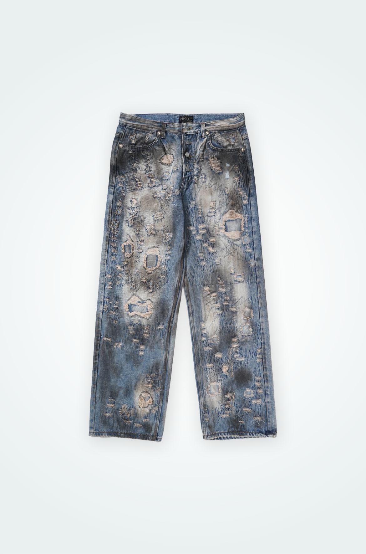 サグクラブ トライバル デニム パンツ 