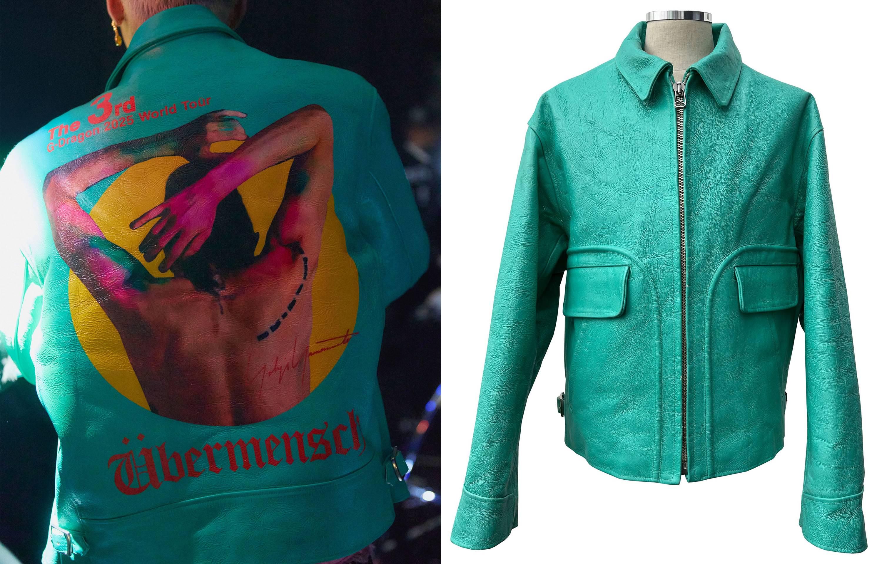 G-DRAGONがワールドツアー日本公演でYOHJI YAMAMOTOデザインのレザー