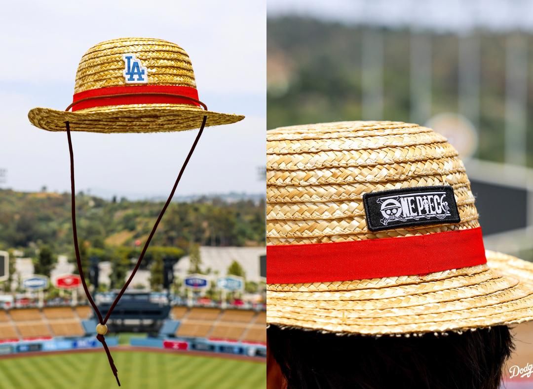 Dodgersと『ONE PIECE』が夢の共演！LAロゴ入り麦わら帽子が話題沸騰