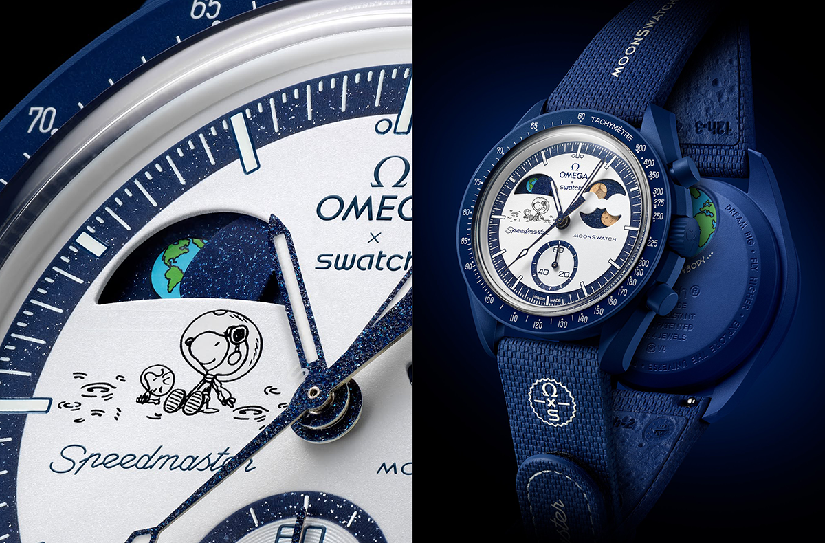 OMEGA × Swatchの「MoonSwatch」にスヌーピーモデルの最新作が登場