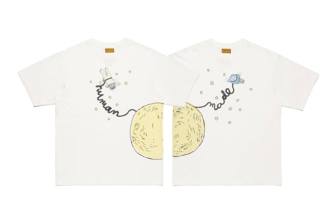 2枚でひとつの絵が完成！HUMAN MADEから五月女ケイ子氏が描く