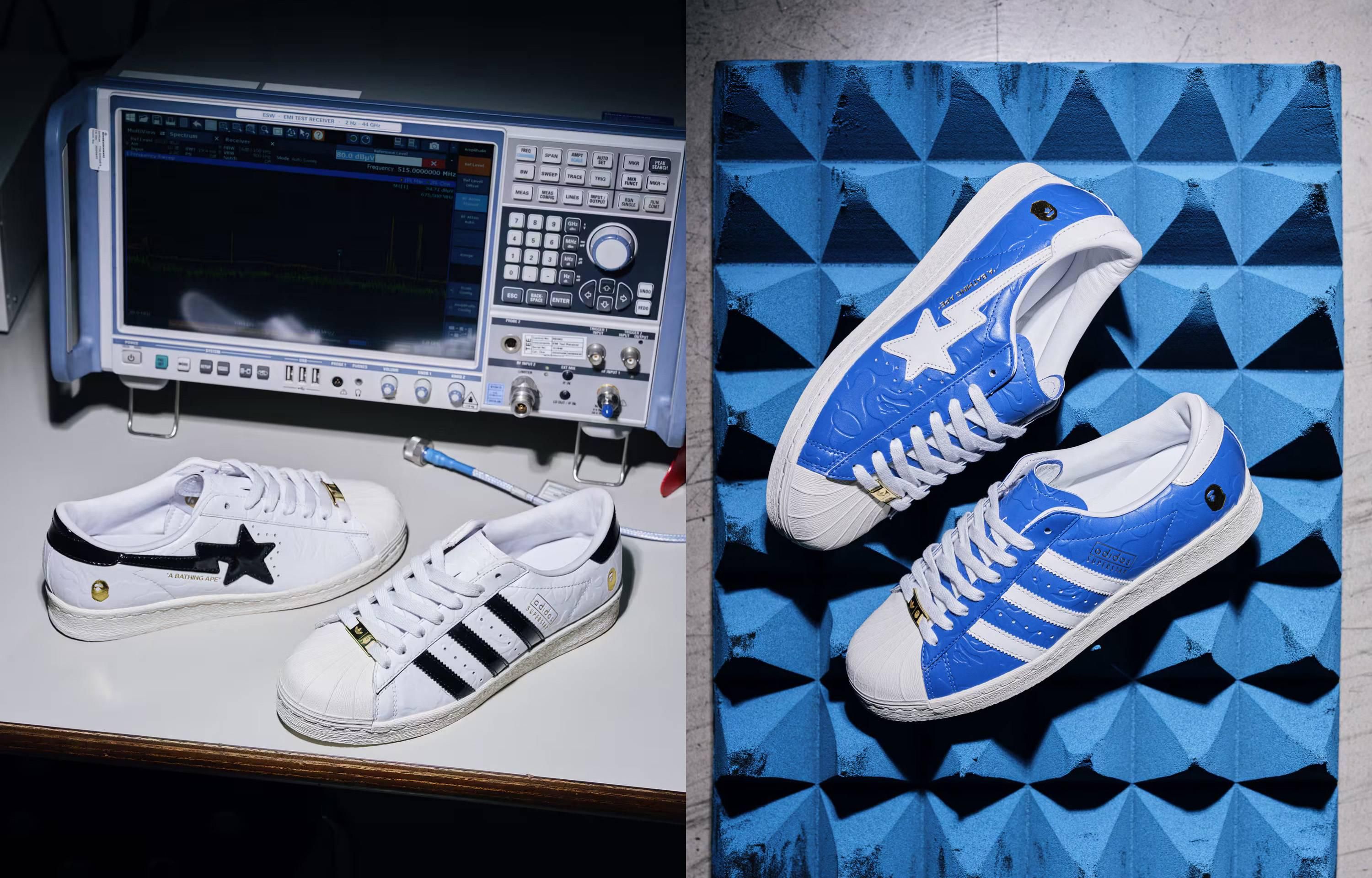 4/4・4/5発売｜A BATHING APE® × adidas Superstar 2colors｜抽選/販売