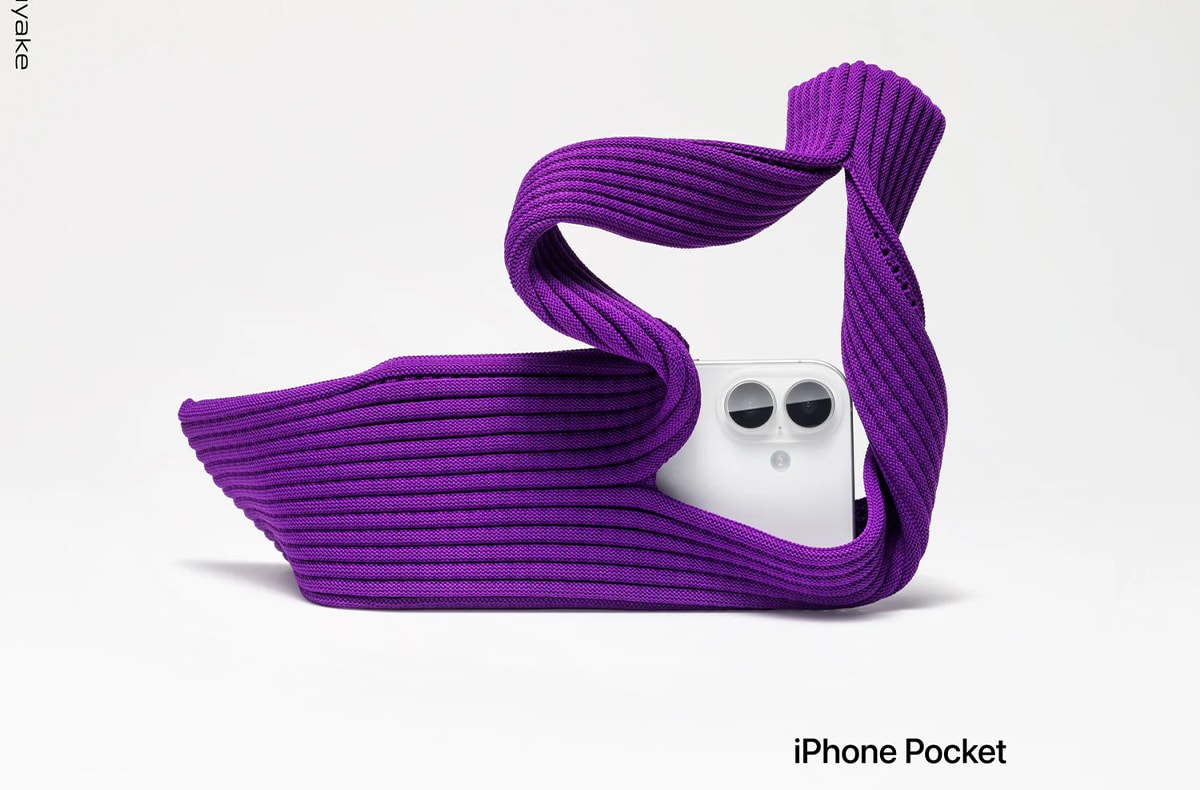 AppleとISSEY MIYAKEによる協業プロジェクト「iPhone Pocket」が11/14