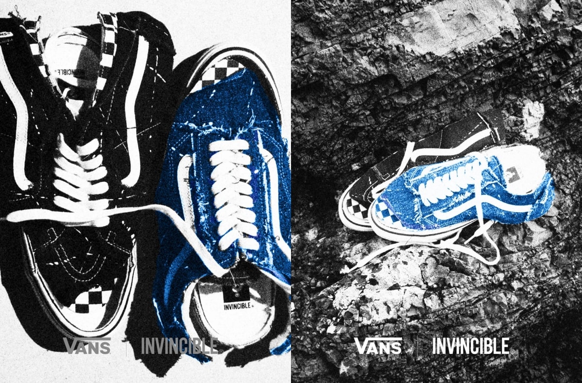 近日発売｜INVINCIBLE × Vans Old Skool / SK8-Mid 