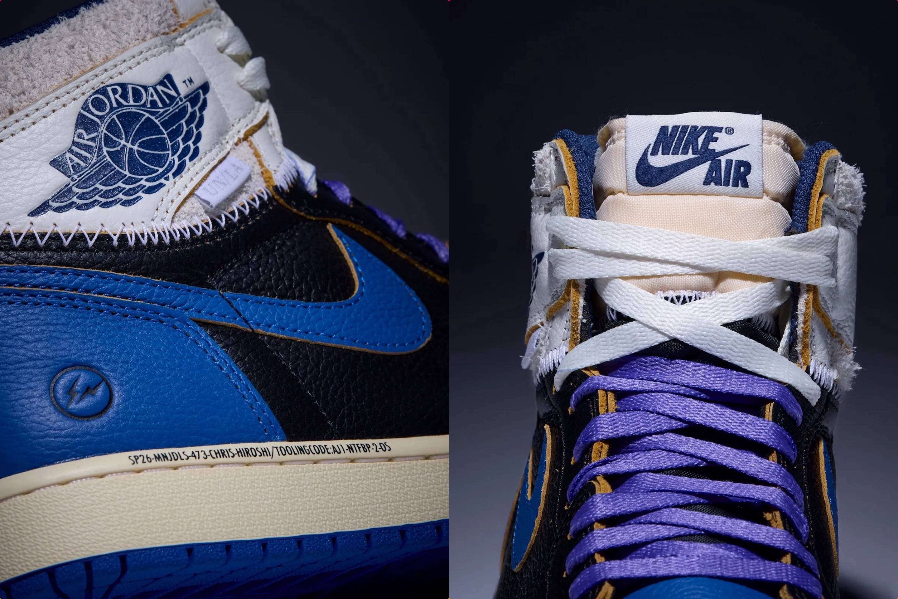 海外2/14発売｜UNION × Fragment × Nike Air Jordan 1 High OG 