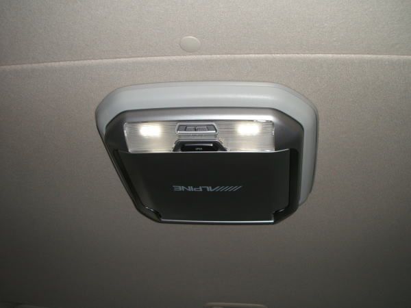 フリップダウンモニター（アルパインTMX－R850）取付（日産