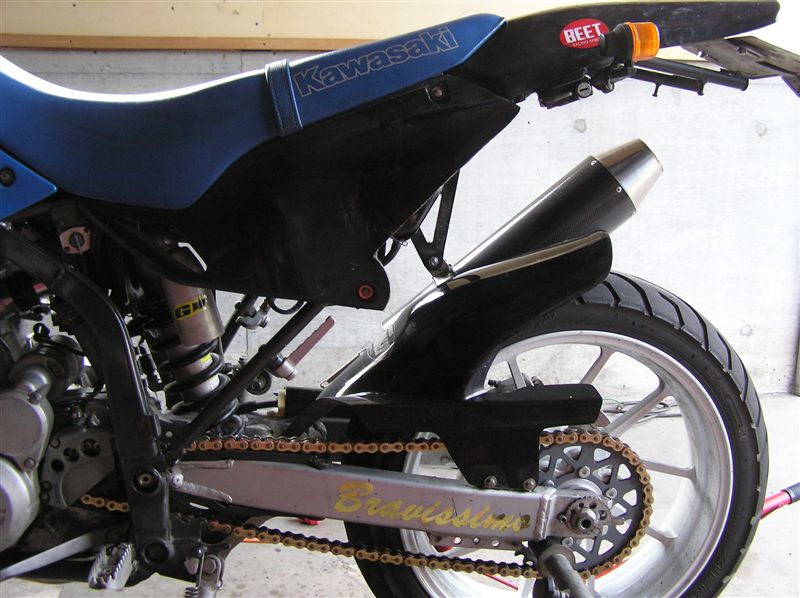 サイドカバーカット（カワサキ D-TRACKER）by なんじゃ900 - みんカラ