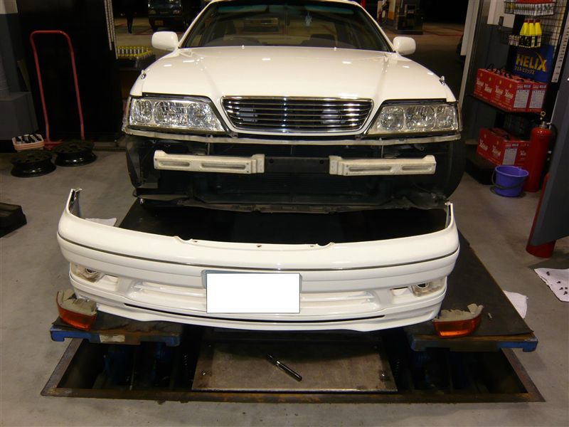 バンパーウィンカー交換（トヨタ マークII・X100系）by tomo8000