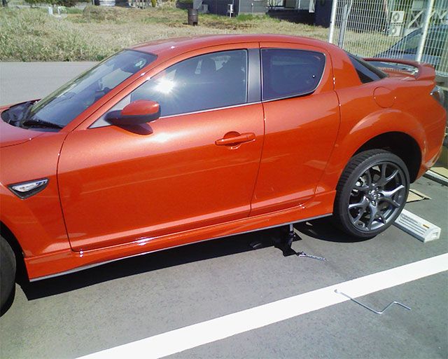 Odula RX8/RS spec マフラー装着（マツダ RX-8・SE3P）by 北斗@赤