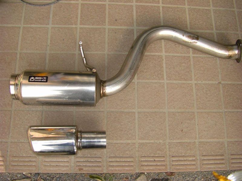 エッセにソニカL405S純正フロントパイプを付けてみる。リアピース