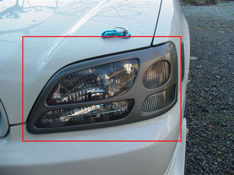 スバル館] スバル館オリジナルヘッドライトガーニッシュ レガシィBE/BH