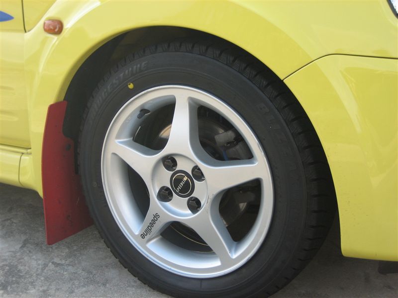 スピードライン 5本スポークアルミホイール 15×5．5J ＋45 4