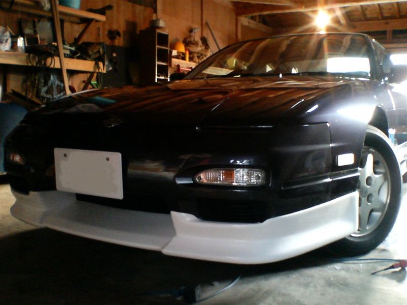 MKスポーツ 180SX中期用フロントハーフスポイラー のパーツレビュー