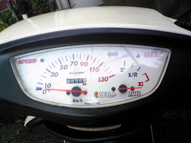 ZERO スピードメーター のパーツレビュー | Live Dio ZX (ライブディオ