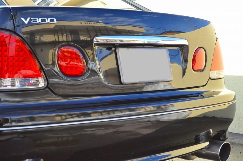 トランクガーニッシュ穴埋め＆メッキ加工（トヨタ アリスト・16系）by