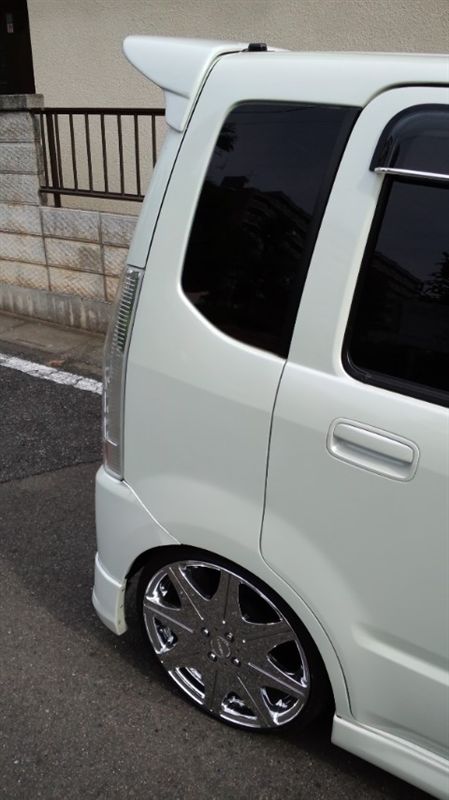 FABULOUSリアウイング取付（スズキ ワゴンR・MH21S/22S）by 埼玉信用