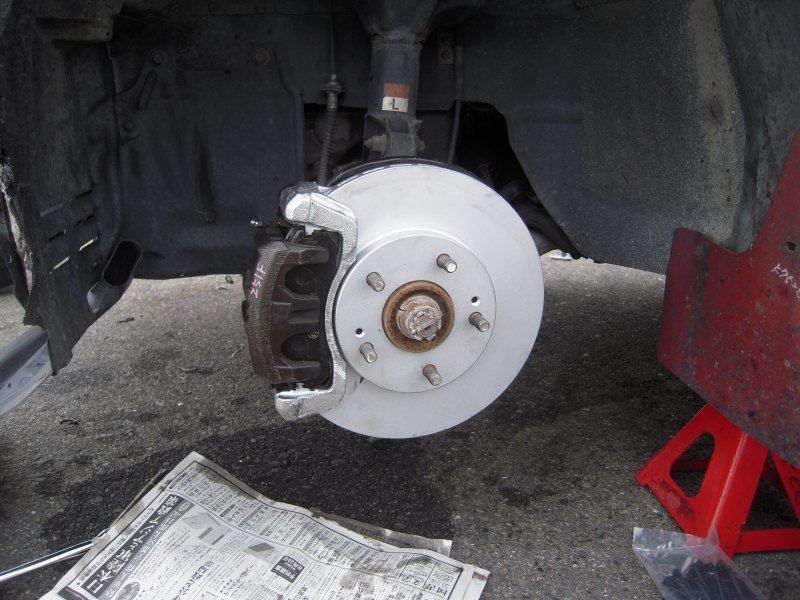 15インチブレーキ化 (フロント編)（三菱 ランサーエボリューション