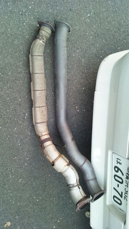 JZX90 フロントパイプ交換（トヨタ チェイサー・X90系）by