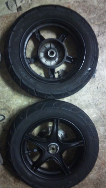JOGにアルミホイールを♪（ヤマハ JOG）by MoE - みんカラ