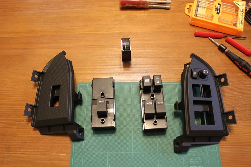 パワーウィンドウSW LED打ち替え。（トヨタ 86・ZN6）by haruhika