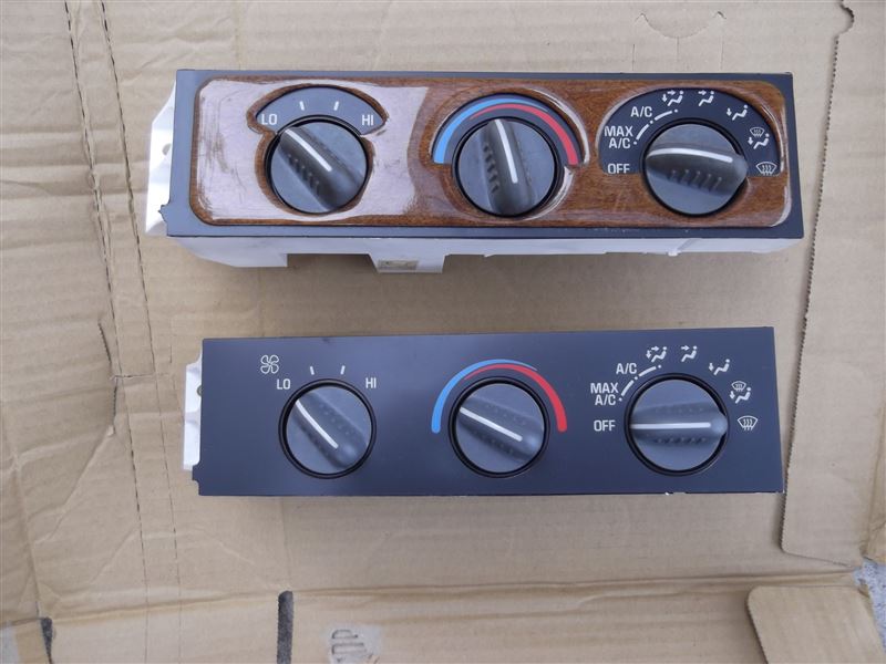 アストロ エアコンコントロールスイッチ交換No.2（シボレー アストロ