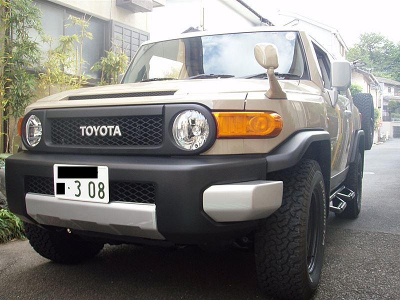 フロントグリルとドアノブ塗装（トヨタ FJクルーザー・GSJ15W）by