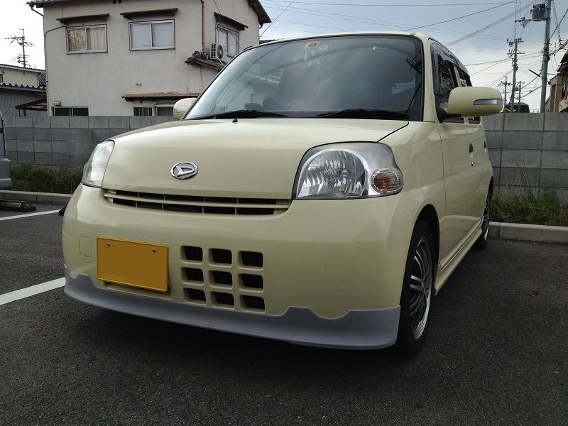 フロントリップスポイラー取付（ダイハツ エッセ・L235S/245S）by